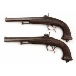 Pair of French percussion officer's pistols model 1833