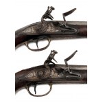 Pár luxusních křesadlových pistolí, Hans Perztman, Freistadt