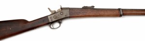 Swedish rifle model 1867 Remington Rolling Block with bayonet