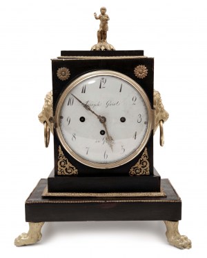 Table clock, Joseph Geist