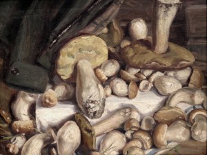 Still life with mushrooms