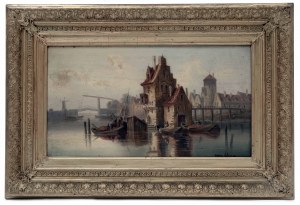 Dutch seascape in Kirk van Hoom's paintings
