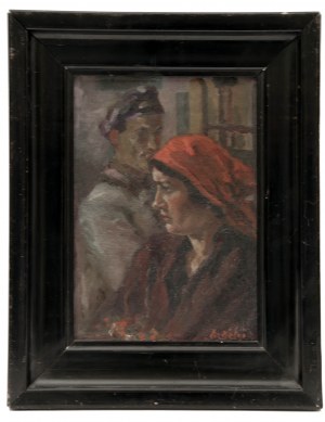 The Angry Couple in Béla Erdélyi's paintings