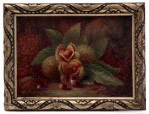 Still life with chestnuts in Hans Zatzka's paintings