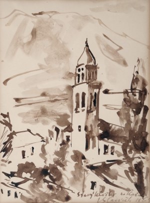 Das alte Kloster auf Korcula in den Gemälden von Jan Slavicek