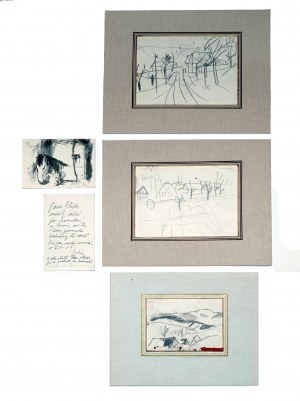 Three drawings and a message in Josef Jira's paintings