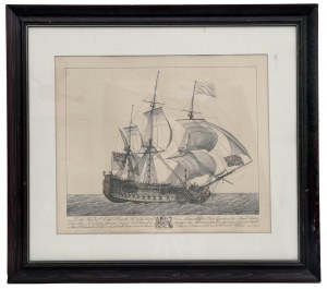 Schlachtschiff Monarque in den Gemälden von Richard Short