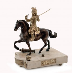 Sculpture of a light cavalry officer