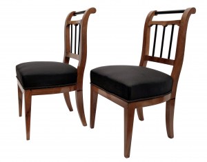 Pair of chairs, biedermeier