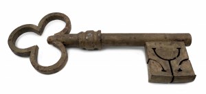 Złoty klucz, szyld domowy (lub szyld kowali i ślusarzy)