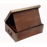 Inlaid cassette (jewellery box) with secret compartments