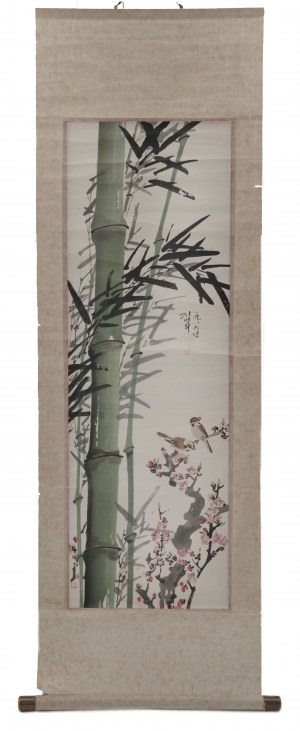 Hanging scroll, bamboo