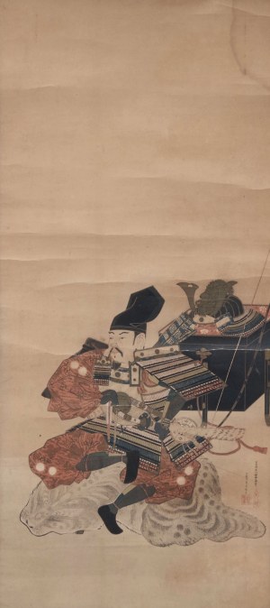Japanese hanging scroll, Samurai