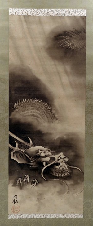 Hanging scroll painting, dragon