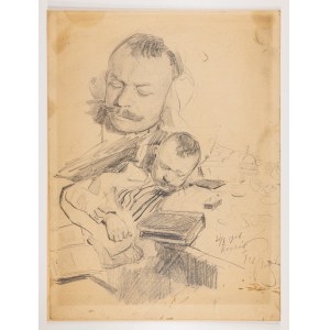 Teodor Grott, Studium śpiącego mężczyzny, 1906