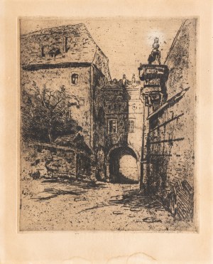 Jan Rubczak,, Vazská brána na hradě Wawel, 1909