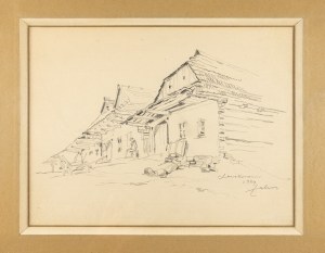 Władysław Zakrzewski, Domy w Lanckoronie, 1940