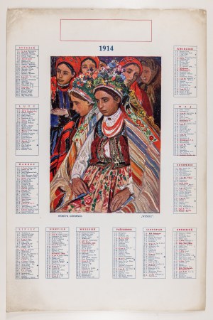 Kalendarz na rok 1914