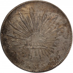 Mexico 8 Reales 1893 Go RS
