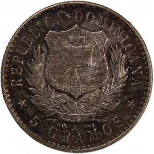 Dominican Republic 20 Centavos 1897