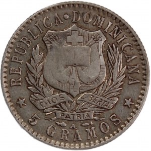 Dominican Republic 20 Centavos 1897 A