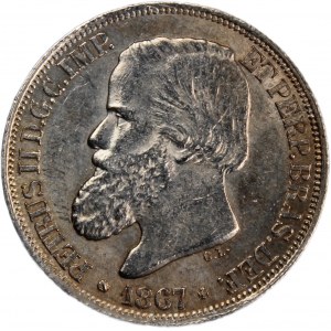 Brazil 200 Reis 1867