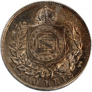 Brazil 200 Reis 1867