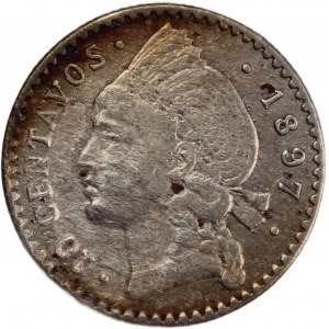 Dominican Republic 10 Centavos 1897 A