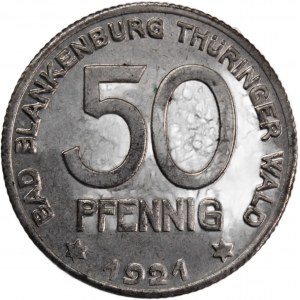 Germany Bad Blankenburg (Thuringia) 50 Pfennig 1921