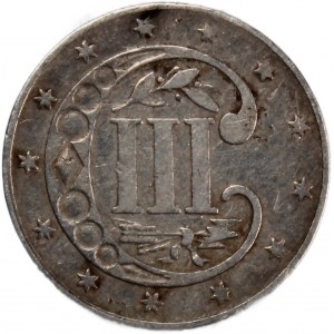 USA 3 Cents 1855