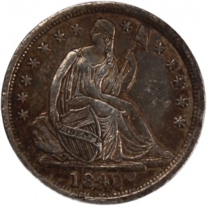 USA 5 Cents (1/2 Dime) 1840