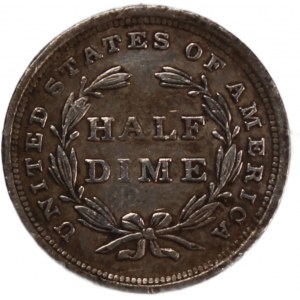 USA 5 Cents (1/2 Dime) 1840