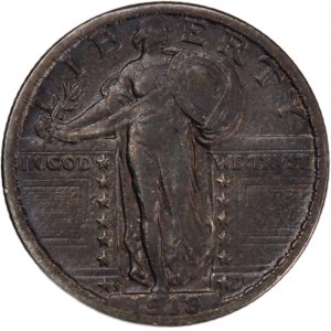 USA 25 Cents (Quarter) 1918 S