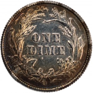 USA 10 Cents (Dime) 1896 O