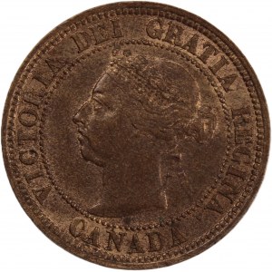 Canada 1 Cent 1891 Large date