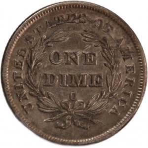 USA 10 Cents (Dime) 1839 O