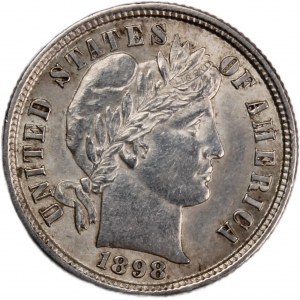 USA 10 Cents (Dime) 1898