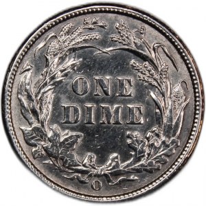 USA 10 Cents (Dime) 1898 O