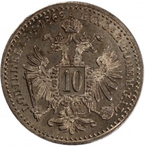 Austria 10 Kreuzer 1869