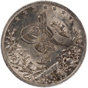 Egypt Ottoman Empire 1 Qirsh 1884 (AH 1293/10) W