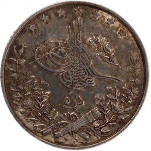 Egypt Ottoman Empire 5 Qirsh 1892 (AH 1293/17) W