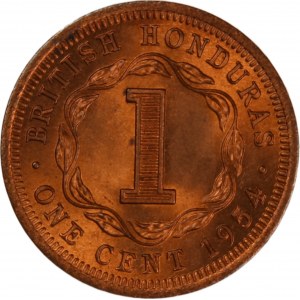 Honduras British 1 Cent 1954