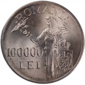 Romania 100000 Lei 1946
