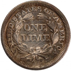 USA 10 Cents (Dime) 1848