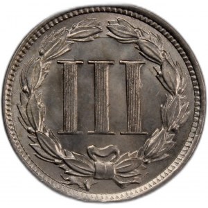 USA 3 Cents 1868