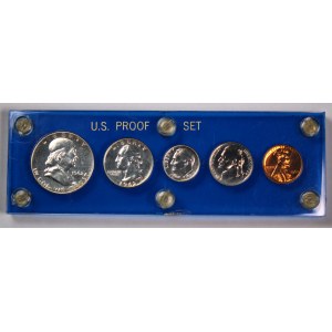 USA Proof Coin Set 1962 (5 Coins) Blue Package