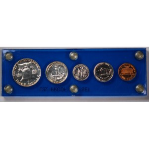 USA Proof Coin Set 1962 (5 Coins) Blue Package