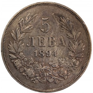 Bulgaria 5 Leva 1894 KB