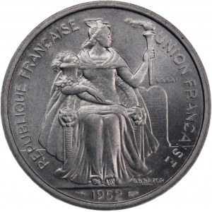 New Caledonia 5 Francs 1952 Essai
