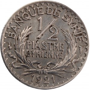 Syria 1/2 Piastre 1921